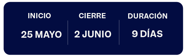 el hot sale 2026 inicia el 25 de mayo y termina el 2 de junio, con una duración de 9 días