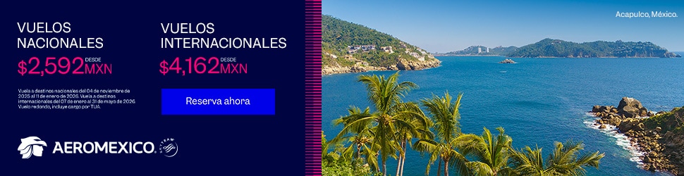 Oferta de vuelos aeromexico